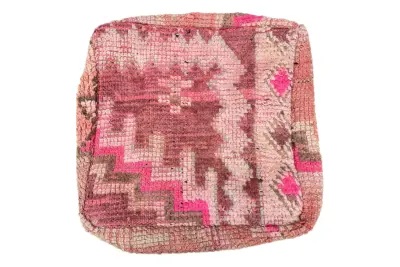 Marokkaanse Poef nr.21104 60cm x 60cm x 25cm incl. vulling  