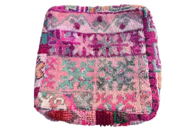 Marokkaanse Poef nr.21134 60cm x 60cm x 25cm incl. vulling Verwacht half november