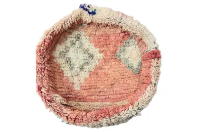 Ronde Marokkaanse Poef nr.22104 60cm x 25cm incl. vulling Verwacht half november