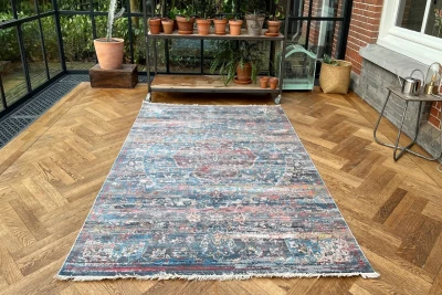 vloerkleed met zachte pool donkere tinten in diverse maten verkrijgbaar