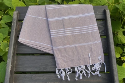 Hamamdoek bruin 100% katoen (180cm x 100cm) 