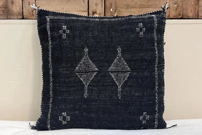 Sabra Kussen Marokko zwart 45cm x 45cm incl vulling nr.64177