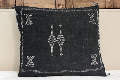 Sabra Kussen Marokko zwart 45cm x 45cm incl vulling nr.64178