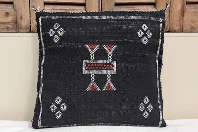 Sabra Kussen Marokko donker bruin 45cm x 45cm incl vulling nr.64179