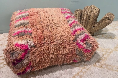 Marokkaanse Poef nr.47027 60cm x 60cm x 25cm incl. vulling