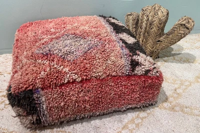 Marokkaanse Poef nr.47029 60cm x 60cm x 25cm incl. vulling