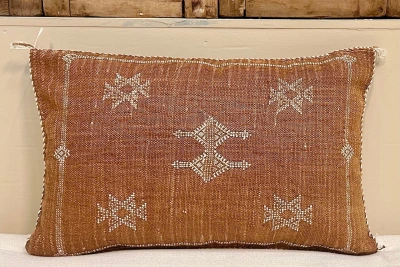 Sabra Kussen uit Marokko bruin 60cm x 40cm incl vulling nr.93335