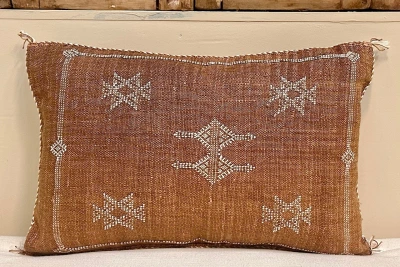 Sabra Kussen uit Marokko bruin 60cm x 40cm incl vulling nr.93336
