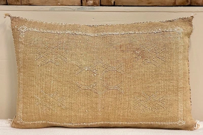 Sabra Kussen uit Marokko licht bruin 60cm x 40cm incl vulling nr.93339