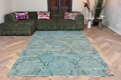 Handgeknoopt vloerkleed 98187 286cm x 194cm