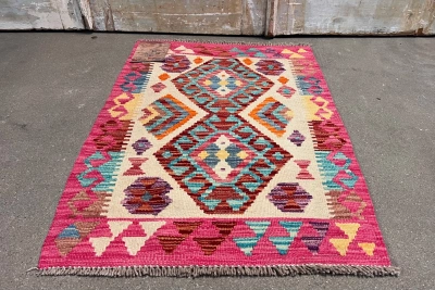 Handgemaakte nieuwe kelim 36657 87cm x 60cm