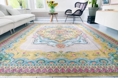 SALE vintage look vloerkleed 230cm x 155cm showroom model  