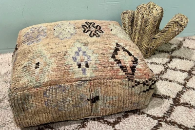 Marokkaanse Poef 60cm x 60cm x 25cm nr: 44038