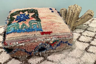  Marokkaanse Poef 60cm x 60cm x 25cm nr: 75017 incl. vulling