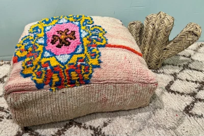  Marokkaanse Poef 60cm x 60cm x 25cm nr: 75056 incl. vulling