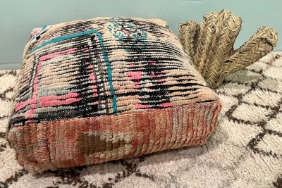  Marokkaanse Poef 60cm x 60cm x 25cm nr: 75068 incl. vulling