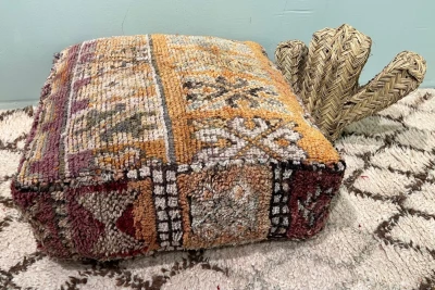  Marokkaanse Poef 60cm x 60cm x 25cm nr: 75079 incl. vulling