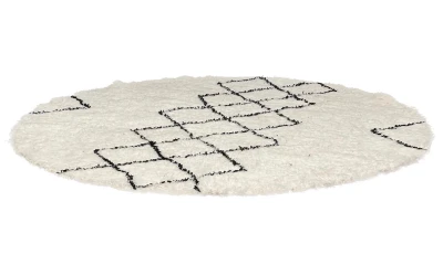 Rond beni ouarain  vloerkleed  op maat te bestellen prijs op aanvraag