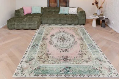 Sale vintage look vloerkleed 230cm x 160cm showroom model