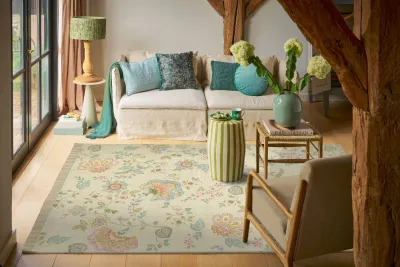 Sale vintage look vloerkleed 300cm x 200cm Beschadigd tijdens transport, zie foto's