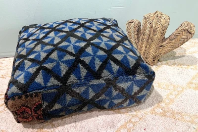 Marokkaanse Poef nr.21131 60cm x 60cm x 25cm incl. vulling  