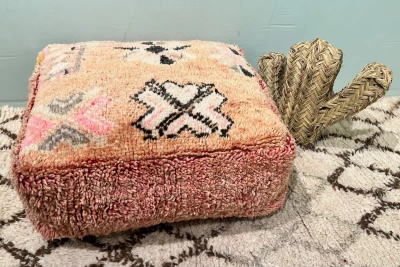 Marokkaanse Poef 60cm x 60cm x 25cm nr: 72060 incl. vulling 