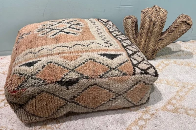 Marokkaanse Poef nr.77800 60cm x 60cm x 25cm incl. vulling