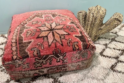  Marokkaanse Poef 60cm x 60cm x 25cm nr: 75030 incl. vulling