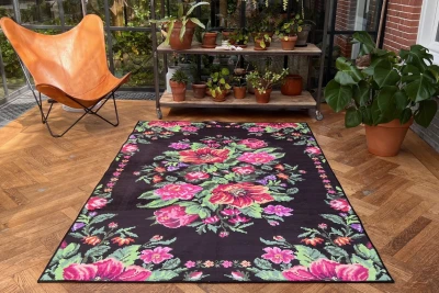 Vintage style rozenkelim vloerkleed nr.4041, verkrijgbaar in diverse maten