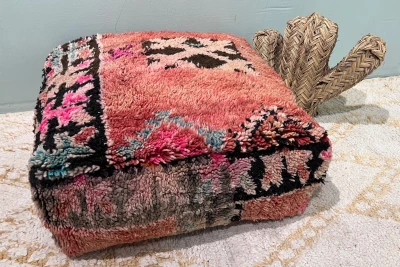 Marokkaanse Poef nr.77813 60cm x 60cm x 25cm incl. vulling