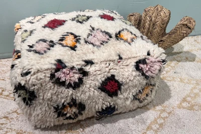 Marokkaanse Poef nr.77837 60cm x 60cm x 25cm incl. vulling