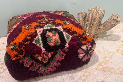 Marokkaanse Poef nr.86200 60cm x 60cm x 25cm incl. vulling