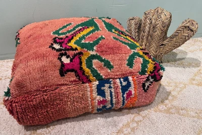 Marokkaanse Poef nr.47009 60cm x 60cm x 25cm incl. vulling