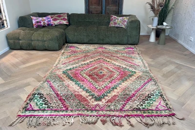 berber vloerkleed 43812 282cm x 188cm