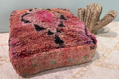 Marokkaanse Poef nr.20226 60cm x 60cm x 25cm incl. vulling