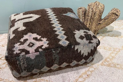 Marokkaanse Poef nr.20235 60cm x 60cm x 25cm incl. vulling