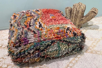 Marokkaanse Poef nr.20211 60cm x 60cm x 25cm incl. vulling