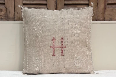 Sabra Kussen uit Marokko beige 45cm x 45cm incl vulling nr.64077