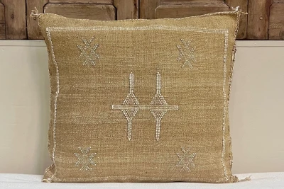 Sabra Kussen uit Marokko bruin 45cm x 45cm incl vulling nr.64088