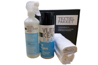  Schoonmaakset; vlekkenverwijderaar en beschermingsmiddel 