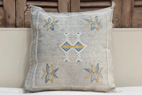 Sabra Kussen Marokko grijs 45cm x 45cm incl vulling nr.14196