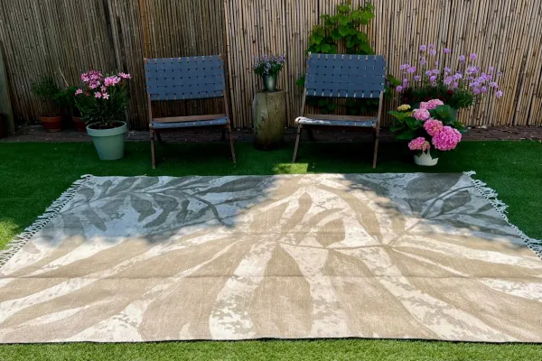 SALE Buitenkleed rozenkelim 9940 230cm x 160cm gemaakt van PET Flessen  