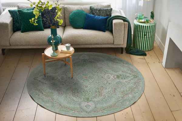 Sale Showroom model Vintage look vloerkleed 160cm rond