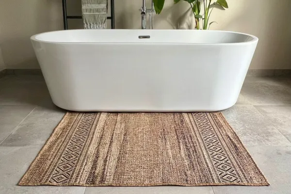 SALE Badmat jute look (120cm x 80cm) nr.8761