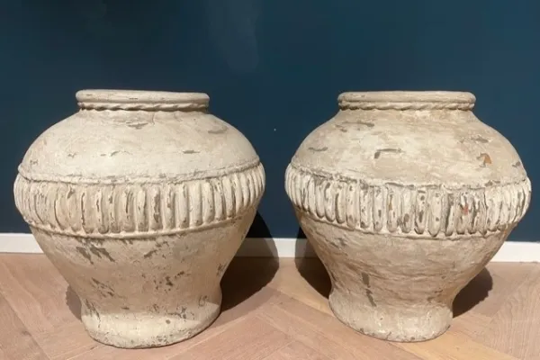 Grote binnenpotten uit de Filipijnen, set van twee
