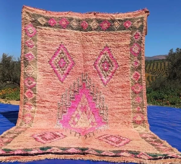 VERKOCHT berber vloerkleed 21071 335cm x200cm leverbaar half juli 2025