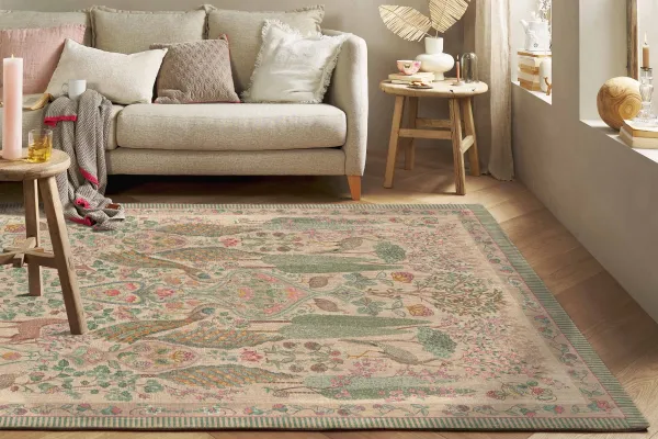 Sale vintage look vloerkleed 230cm x 155cm showroom model