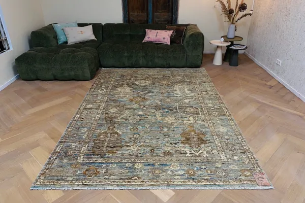 Handgeknoopt vloerkleed uit Afghanistan 17923 291cm x 200cm