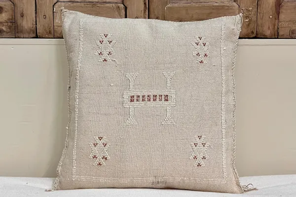 Sabra Kussen uit Marokko beige 45cm x 45cm incl vulling nr.64142