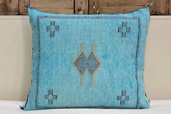 Sabra Kussen uit Marokko blauw 45cm x 45cm incl vulling nr.64154